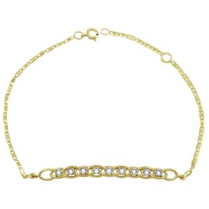 Pulseira em Ouro 18K com Diamantes - AU1654