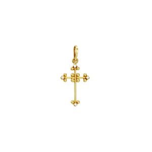 Pingente Ouro 18K Cruz com Diamantes - AU1913