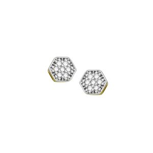 Brinco em Ouro 18K Pavê com Diamantes - AU2293