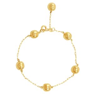 Pulseira em Ouro 18K Bolas - AU2391