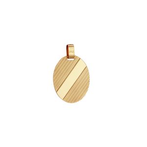 Pingente em Ouro 18K Placa - AU2476