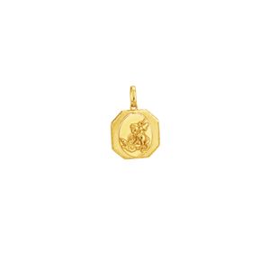 Pingente Medalha em Ouro 18K São Jorge - AU2544