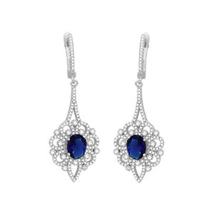 Brinco em Prata com Zircônias - 12631