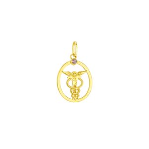 Pingente em Ouro 18k de Formatura Ciências Contábeis - AU2587