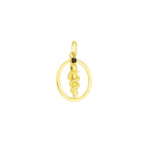 Pingente em Ouro 18k de Formatura Odontologia - AU2594