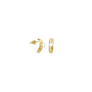 Brinco Infantil em Ouro 18K com Zircônia - AU2808