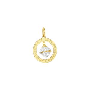 Pingente em Ouro 18K Sagrado Coração - AU3067