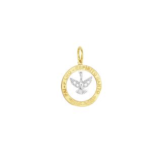 Pingente em Ouro 18K Espirito Santo - AU3022