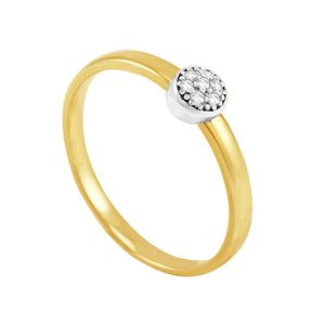 Anel em Ouro 18K com Brilhantes - AU3101