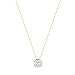 Gargantilha em Ouro 18K Pavê com Zircônias - AU3305