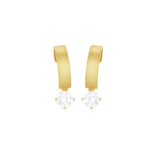 Brinco em Ouro 18K com Zircônia - AU2988
