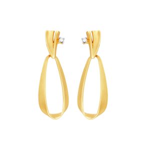 Brinco Ouro 18K com Diamante - AU2448