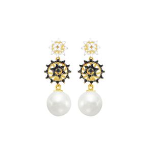 Brinco em Ouro 18K com Espinélios e Diamantes - AU2863