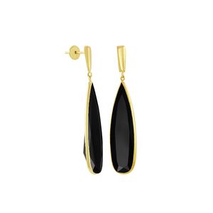 Brinco em Ouro 18K com Zircônia Negra - AU3413