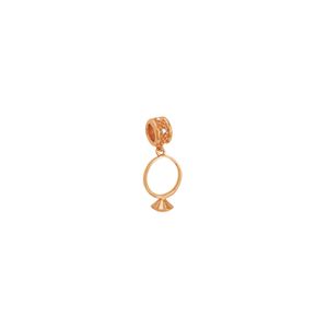 Pingente em Ouro 18K Anel Solitário Linha Hair - AU1827
