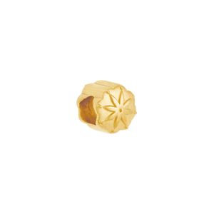 Pingente em Ouro 18K Separador com Flor Linha Hair - AU1854