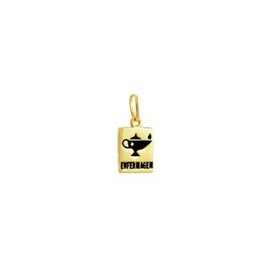 Pingente em Ouro 18K Formatura Placa Enfermagem - AU3490