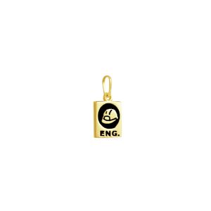 Pingente em Ouro 18K Formatura Placa Engenharia - AU3510