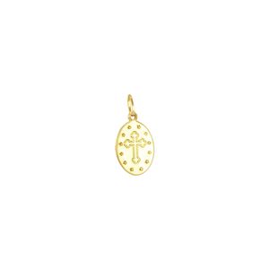 Pingente em Ouro 18k São Lucas - AU3532
