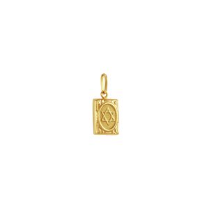Pingente em Ouro 18k Estrela de Davi - AU3628