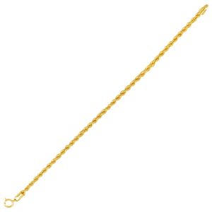 Pulseira em Ouro 18K Cordão Torcido - AU4430