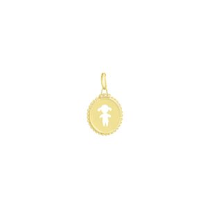 Pingente Ouro 18K Menina com Diamantes - AU2062