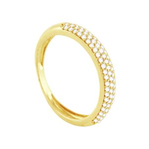 Aparador de Aliança em Ouro 18K com Diamantes - AU3786