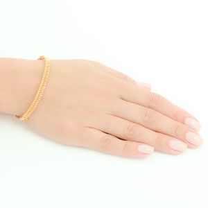 Bracelete em Ouro 18K Linha Tricot com Diamantes - AU3805