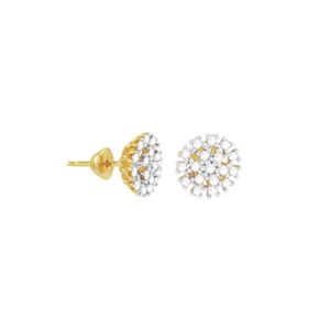 Brinco em Ouro 18K Pavê com Diamantes - AU3862