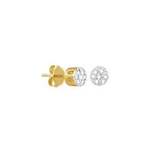 Brinco em Ouro 18K Pavê com Diamantes - AU3920