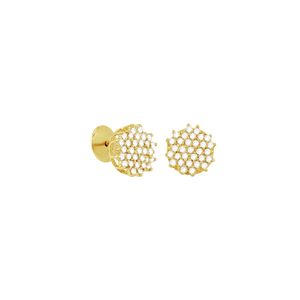 Brinco em Ouro 18K Pavê com Diamantes - AU3923