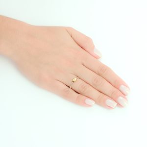 Anel em Ouro 18K Menina com Diamante - AU2503