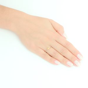 Anel em Ouro 18K Menino com Diamante - AU2502