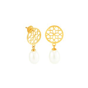Brinco em Ouro 18K com Pérola - AU4035