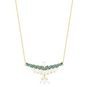 Gargantilha em Ouro 18K Divino com Zircônias - AU4084
