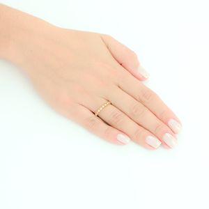 Anel Aparador em Ouro 18K com Diamantes - AU2420