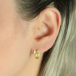 Brinco em Ouro 18K com Diamantes - AU2304