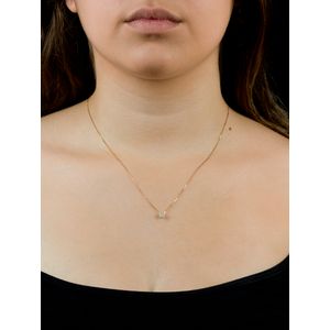Gargantilha em Ouro 18K Pave com Diamantes - AU2921