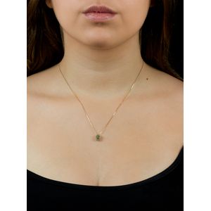 Gargantilha em Ouro 18K com Zircônias - AU2681