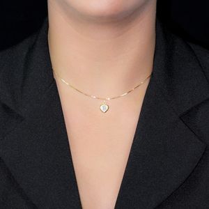 Pingente em Ouro 18K Coração Letra B - AU4178