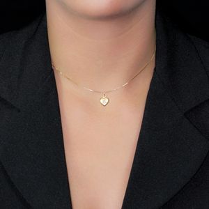 Pingente em Ouro 18K Coração Letra K - AU4188