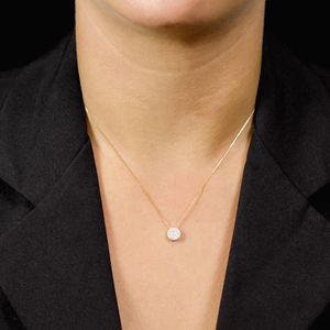 Gargantilha em Ouro 18K Pavê com Zircônias - AU3305