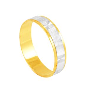 Aliança Bodas de Prata em Ouro - AU2773