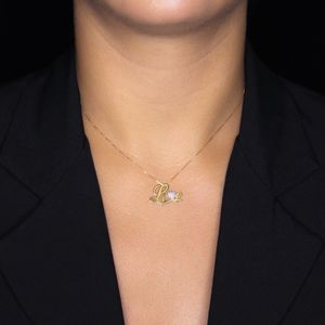 Gargantilha em Ouro 18K Love Diamantes - AU4482