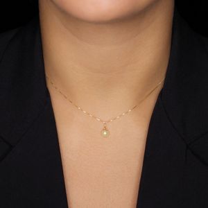 Gargantilha em Ouro 18K Pérola 6 MM - AU4201