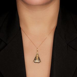 Pingente em Ouro 18K N. Sra. Aparecida - AU1124