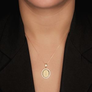 Pingente em Ouro 18K N. Sra. Aparecida - AU3388