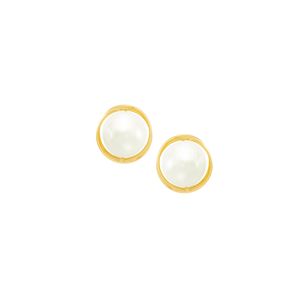 Brinco em Ouro 18K Pérola Rococó - AU4659