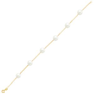 Pulseira em Ouro 18K com Pérolas - AU4011
