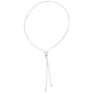 Pulseira em Ouro Branco 18K Gravata com Bolas - AU4711